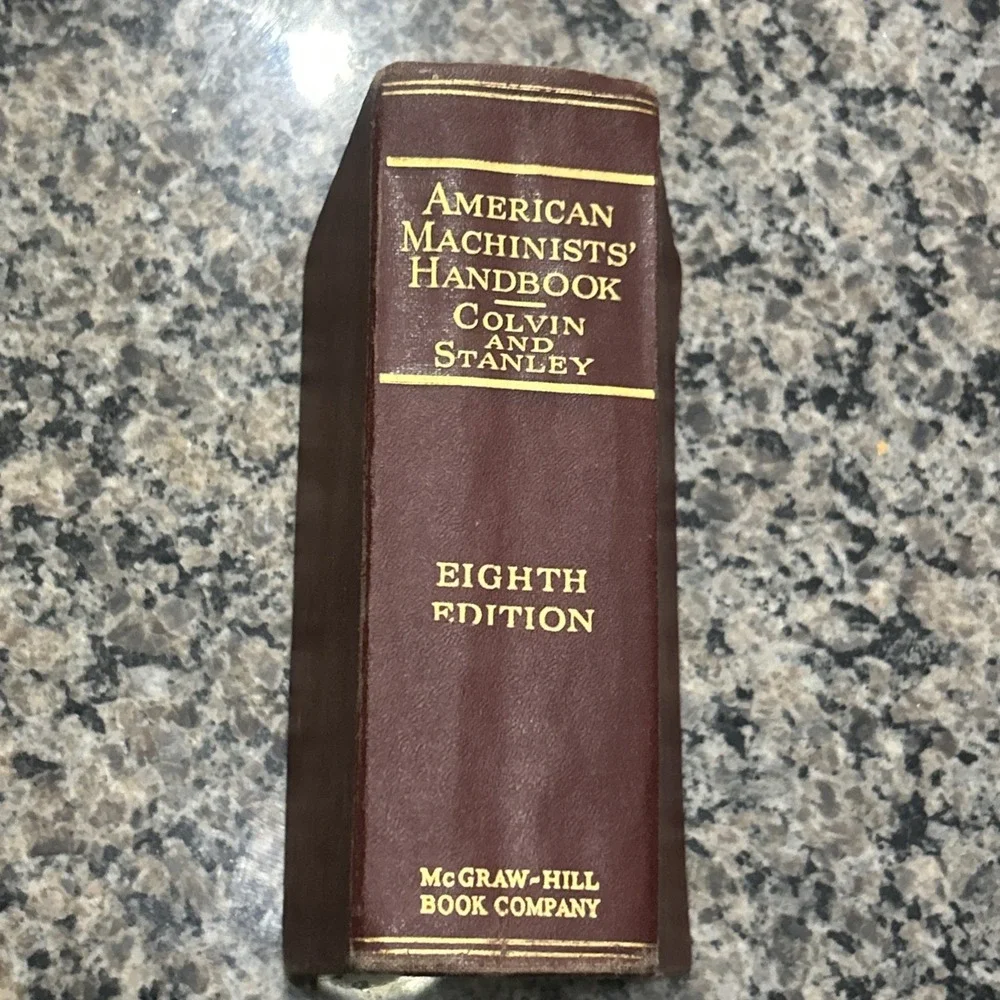 Vtg American Machinists' Handbook 8th Edition Colvin & Stanley